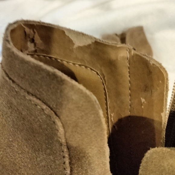 Lucky Brand Yabba Stacked Wedge Ankle Booties - Picture 6 of 6